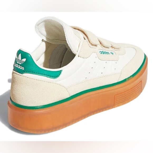 New Adidas Ivy Park x Super Sleek 3 Strap Wonder White Gum Women’s Sneakers, 9.5 - Picture 6 of 16